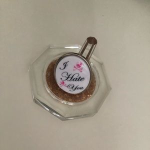 Tarina Tarantino vintage I hate you ring one size